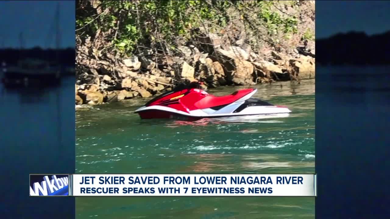 Man rescued on Niagara River by Niagara Jet Adventures tour crew