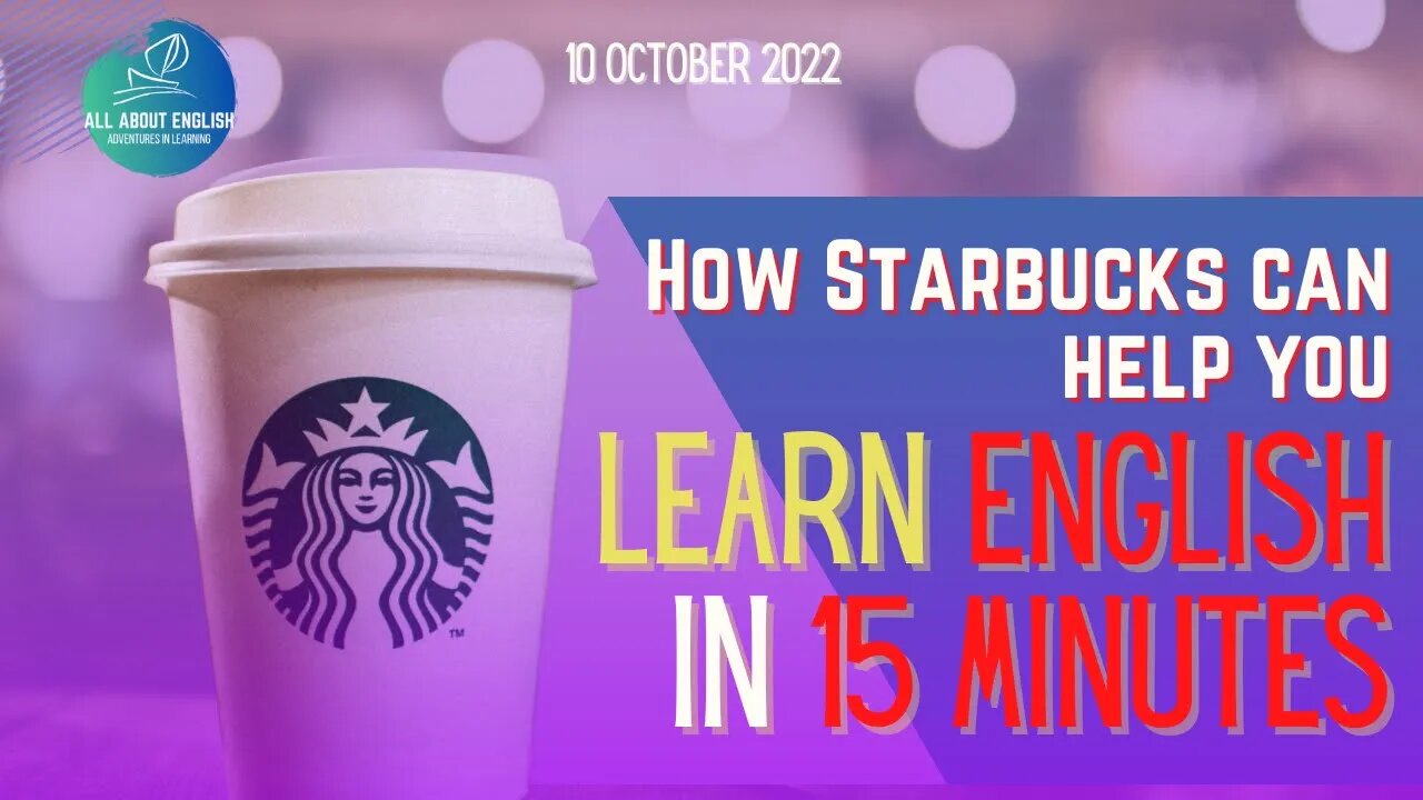 How to Learn English with Starbucks Coffee 🤔