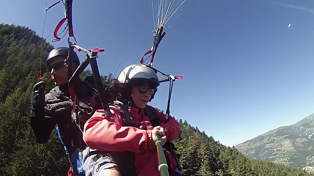 Paragliding Flight — France