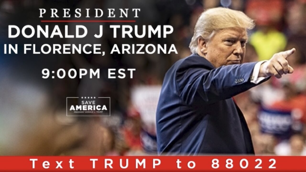 トランプ大統領の演説 アリゾナ州フローレンス🇺🇸22.01.15