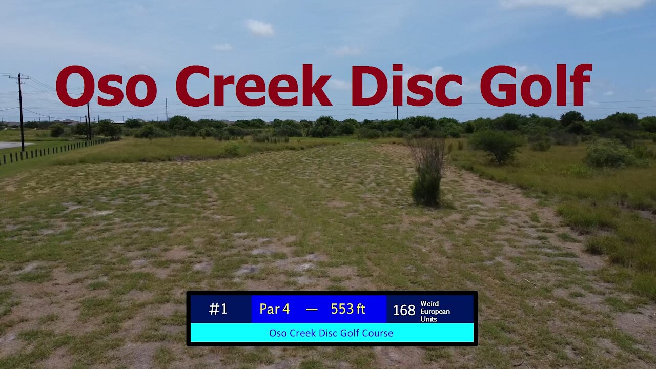 Oso Creek Disc Golf Course drone flythrough