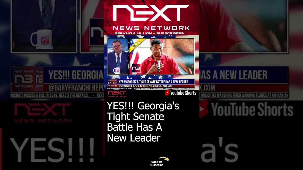 YES!!! Georgia's Tight Senate Battle Has A New Leader #shorts