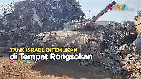 Raib Misterius, Tank Tua Israel Muncul di Timbunan Barang Rongsokan