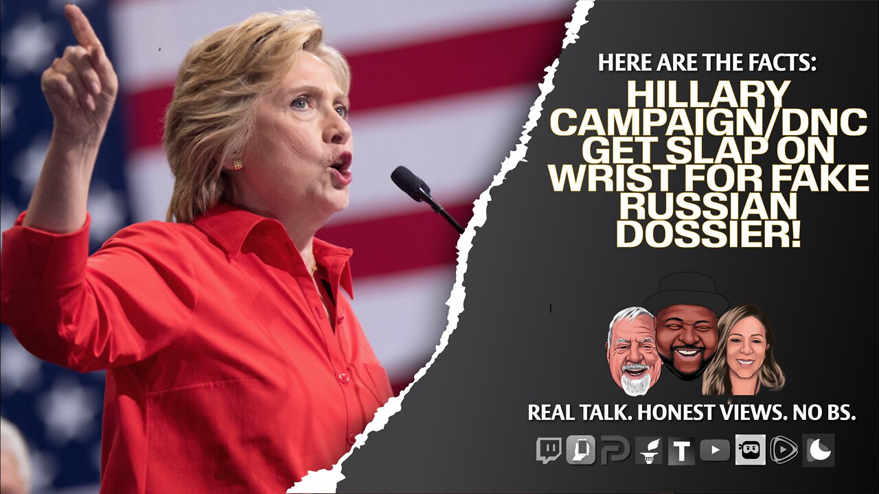 Hillary Clinton Campaign/DNC Get Slap On Wrist For Russian Dossier!