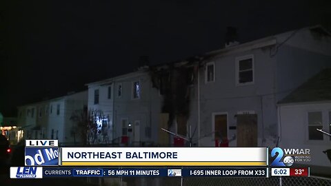 Woman killed in Northeast Baltimore house fire