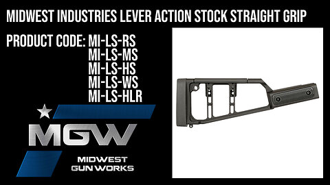 Midwest Industries Lever Action Stocks, Straight Grip