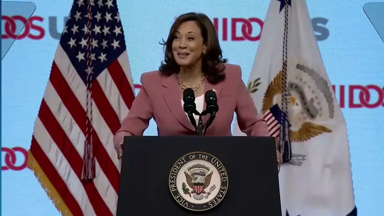 Kamala Harris Brags Of "Bidenomics" — A "Blueprint Together For What America Can Be"