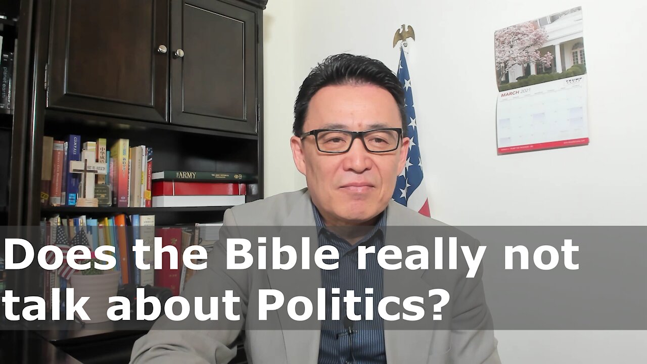 Does the Bible really not talk about Politics?