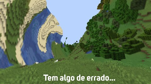 Minecraft mas TEM ALGO DE MUITO ERRADO