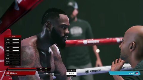 Undisputed Online Gameplay Deontay Wilder vs Joe Joyce