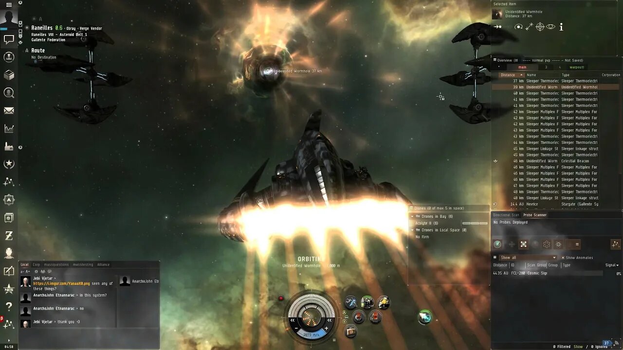 Eve Online: Unidentified Wormholes!