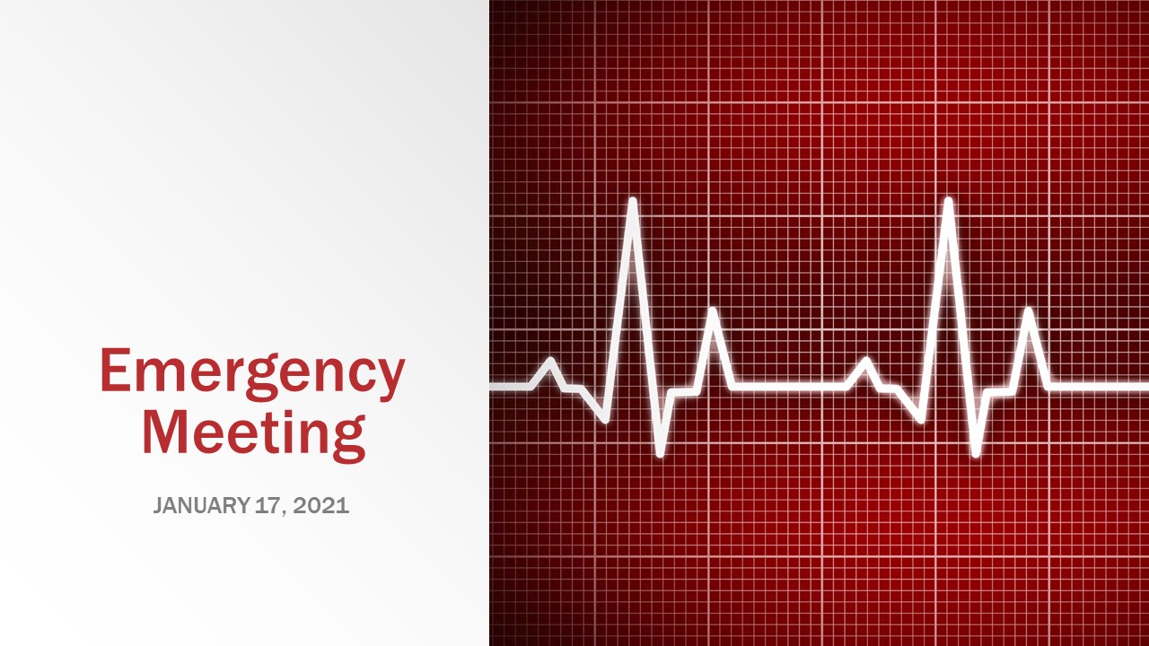 Jan 17 Emergency Meeting Q&A