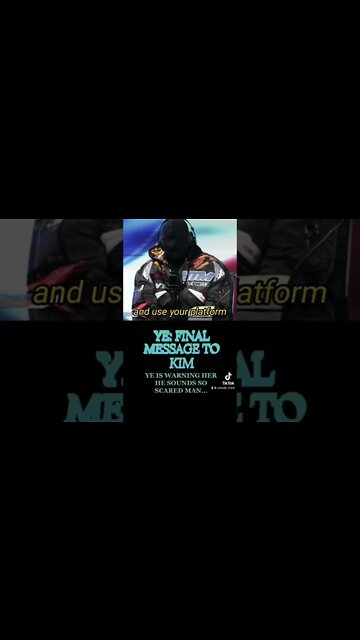 YE: FINAL MESSAGE TO KIM
