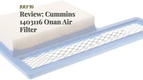 Review: Cummins 1403116 Onan Air Filter