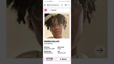 HAPPY 25 BIRTHDAY D'ANGELO WALLACE YouTube Star