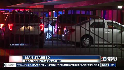 Man stabbed near Sahara, Decatur