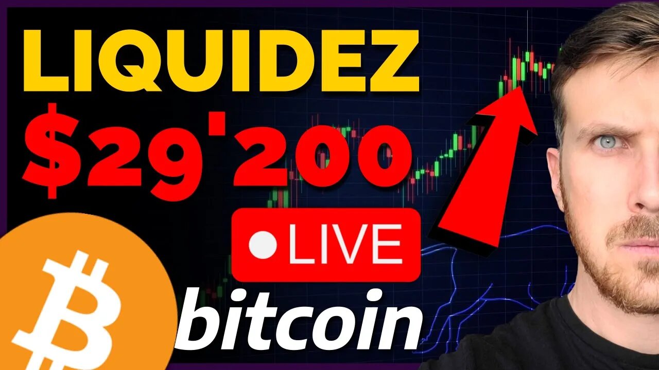 BITCOIN PUMP BUSCA LIQUIDEZ NOS $29'200!!