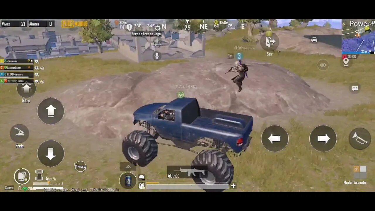 Várias Plays Jogando PUBG Mobile. Squad Vs Squad(4)