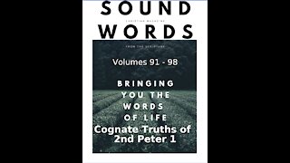 Sound Words, Cognate Truths of 2nd Peter 1