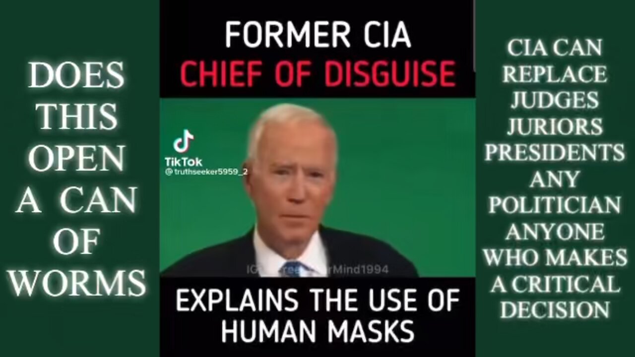 CIA .CAN CHANGE IDENTITY OF ANYONE?