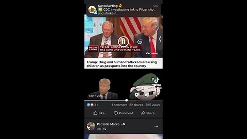 Trump, child trafficking, military in control