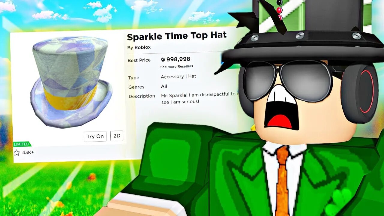 ⭐How To Get The Sparkle Time Top Hat!