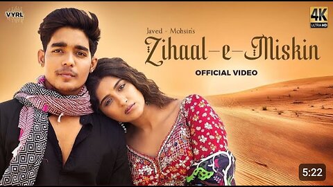 Zihaal e Miskin (Video) Javed-Mohsin | Vishal Mishra, Shreya Ghoshal | Rohit Z, Nimrit A | Kunaal V