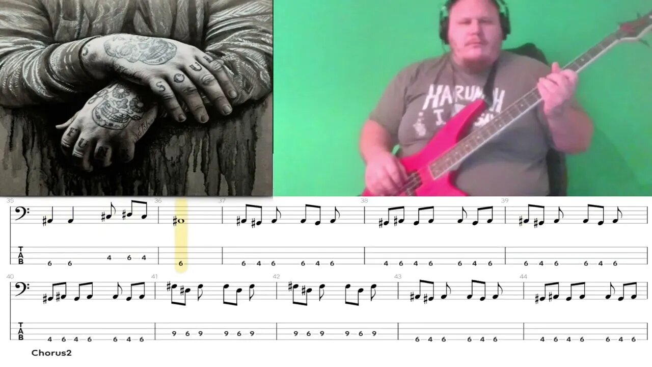 Rag n' Boneman - human (Bass cover with TAB)