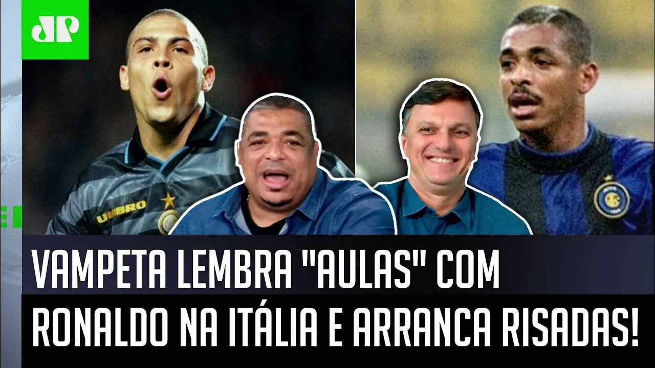 "É VERDADE, Mauro Cezar!" Vampeta relembra "AULAS" com Ronaldo e ARRANCA RISADAS!