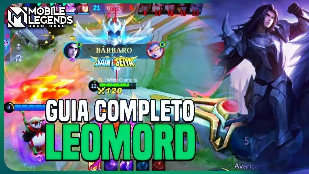 [TUTORIAL] COMO JOGAR DE LEOMORD E CARREGAR | BUILD, EMBLEMA E COMBOS | MLBB