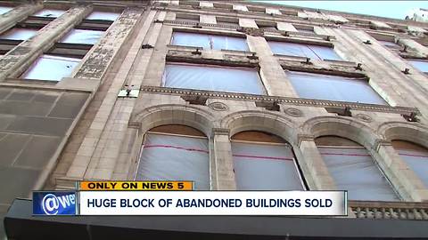 Block of abandoned downtown Cleveland buildings just sold