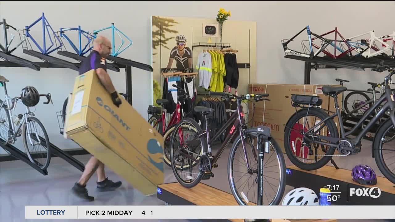 Bike shops boom during the pandemic