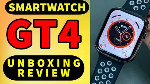 Smartwatch GT4 unbox review Real AOD Always on Display, smart watch