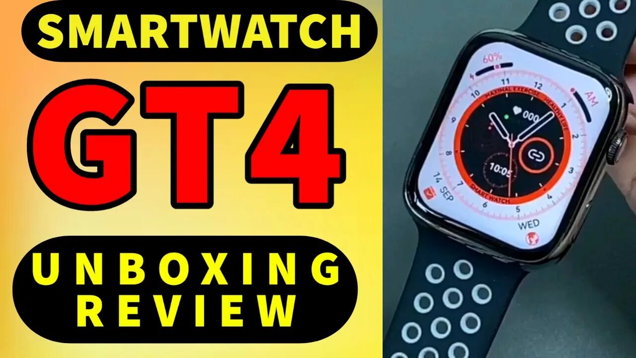 Smartwatch GT4 unbox review Real AOD Always on Display, smart watch