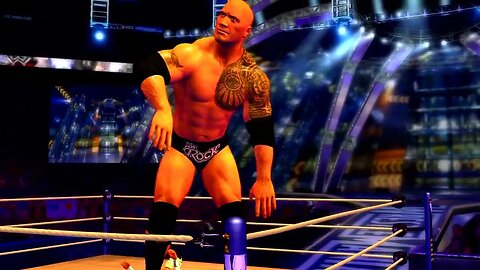 WWE 2K14 Gameplay The Rock vs Sin Cara