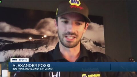 Alexander Rossi prepares for race weekend at Road America