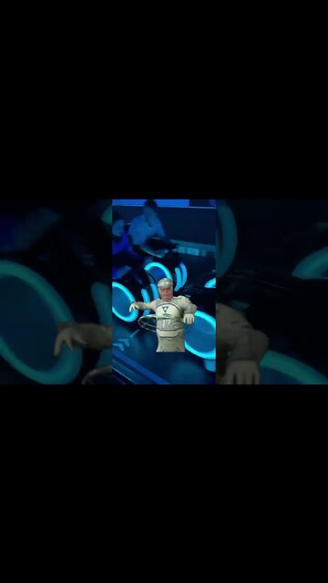 Tron light cycle ride, Disney world, has one golden rule! #tron #shorts