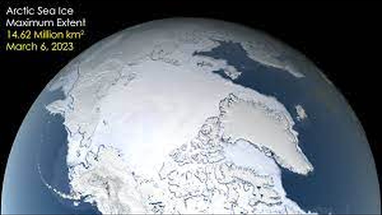 Arctic Sea Ice Max 2023 ❄️🌊🌍