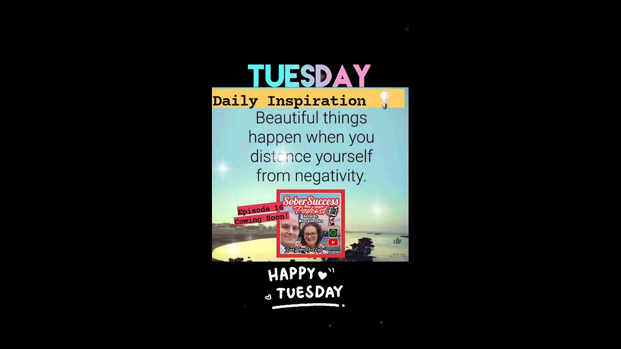 🗣Distance Yourself From Negativity‼️💪 #SoberSuccess #morningroutine #quote