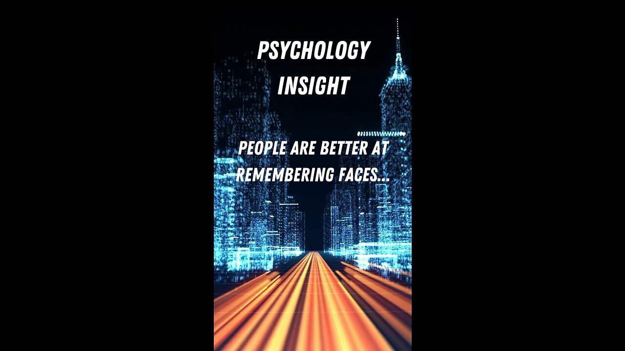 Psychology fact.