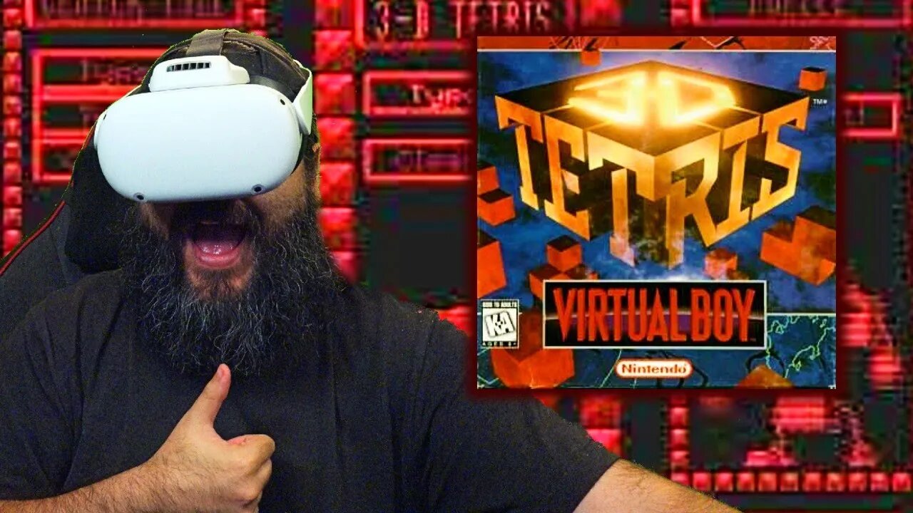 3D Tetris (Virtual Boy) on Meta Quest!