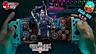 THE WITCHER 3: Game play teste no Egg NS 4.1.0 emulator Switch Android/ já está rodando bem.