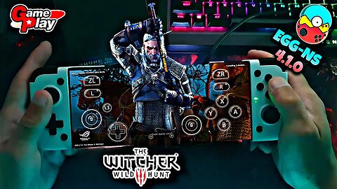 THE WITCHER 3: Game play teste no Egg NS 4.1.0 emulator Switch Android/ já está rodando bem.