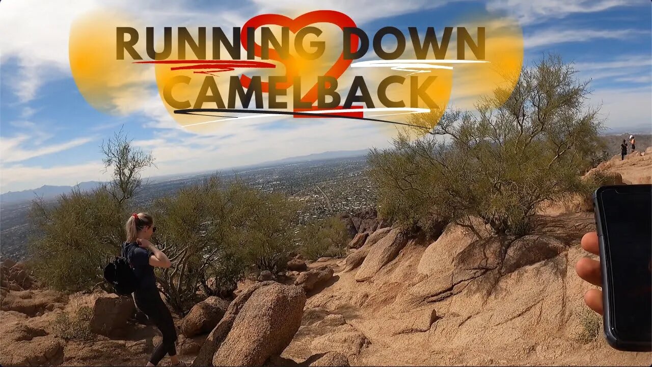 Running Down Camelback Mountain #get2steppin #stepS2uccess