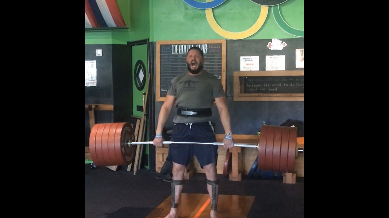 600 lb Deadlift 405 lb Bench