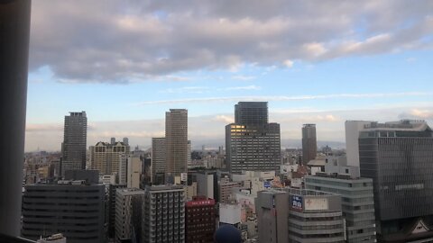 Waking up in #osaka #swissotel #japan