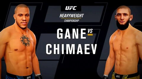 EA Sports UFC 4 Gameplay Khamzat Chimaev vs Ciryl Gane