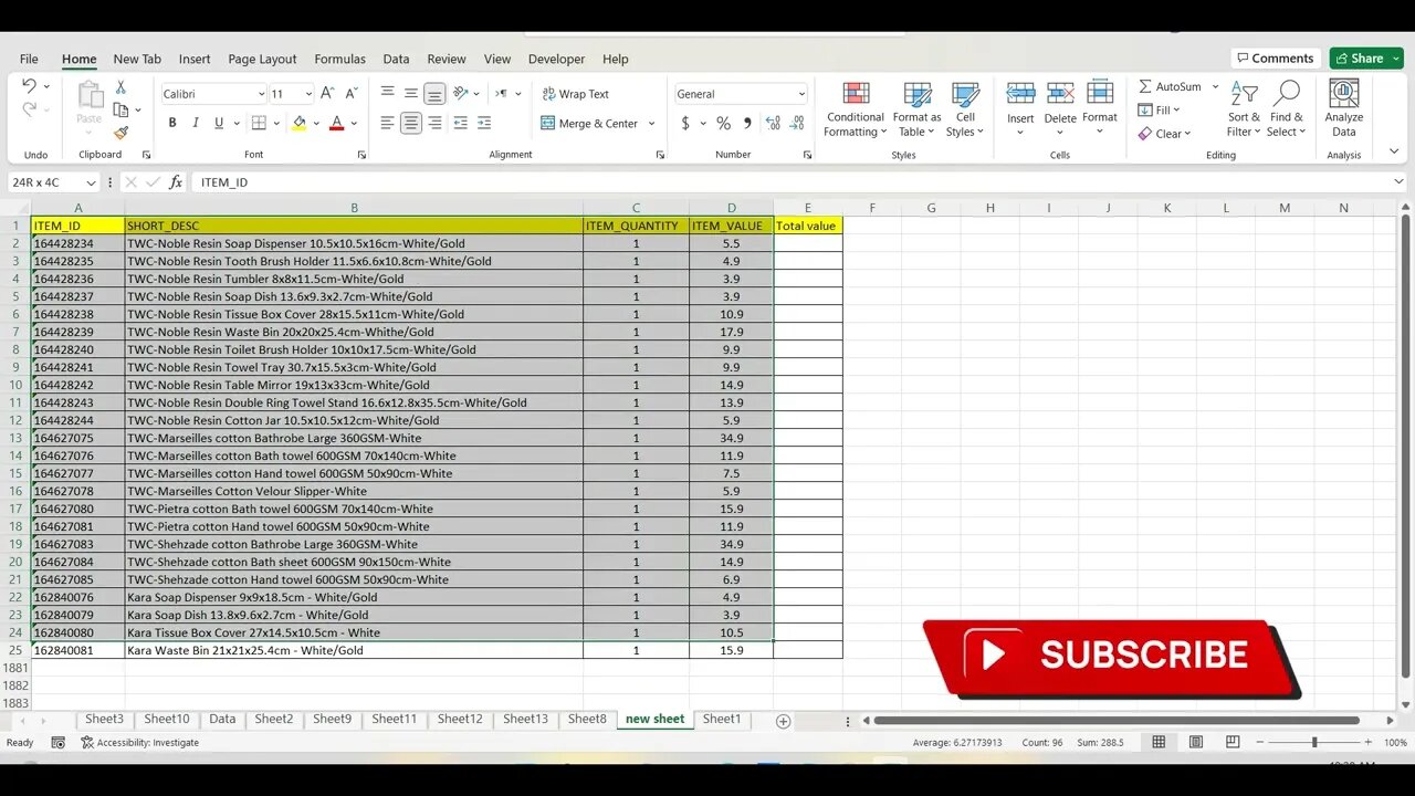 Using Sumproduct Formula in Excel.