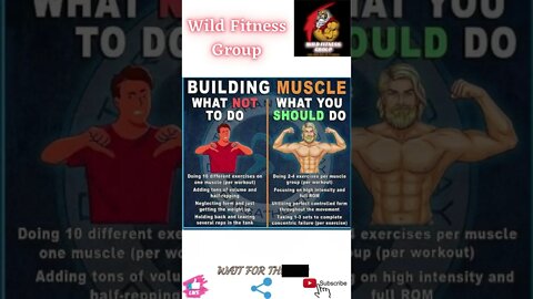 🔥Building muscles: what not to v/s what to do🔥#shorts🔥#viralshorts🔥#fitnessshorts🔥#wildfitnessgroup🔥