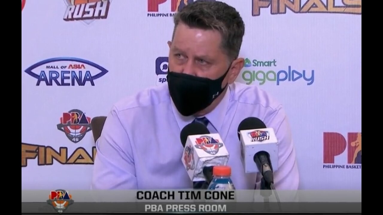 Interview with Coach Tim Cone [Brgy. Ginebra vs Meralco Finals Game 2 | April 8, 2022]